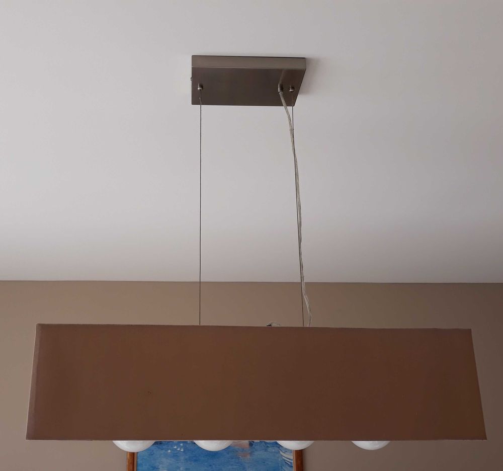 Suspension rectangulaire couleur mastic Décoration