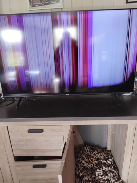 T�l� hinsense 140cm en panne  20 M�sangueville (76)