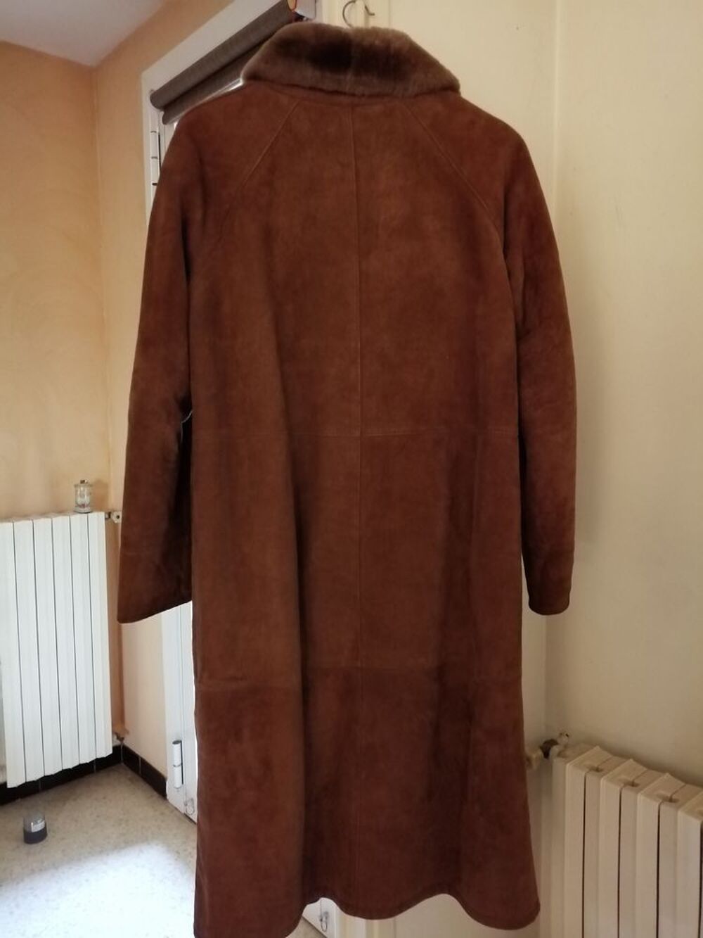 Manteau daim Maroquinerie