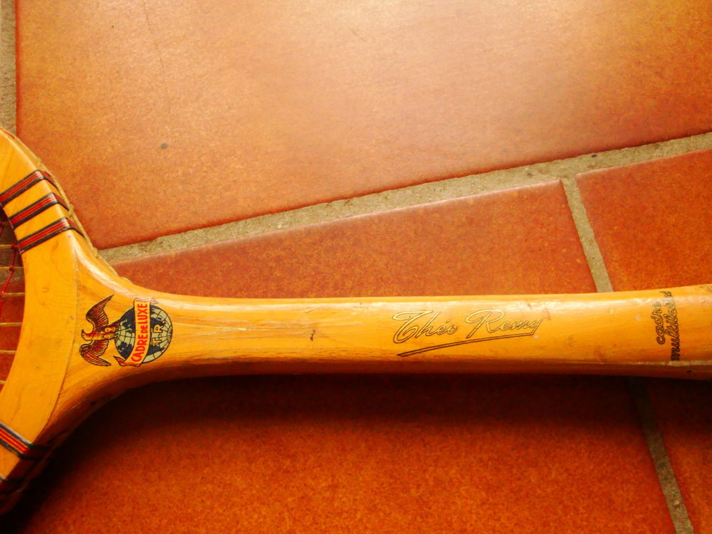 Raquette ancienne vintage THEO REMY cadre de luxe Sports