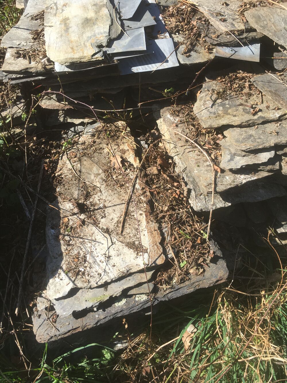 Lot ardoise de toiture taill&eacute; main
Bricolage