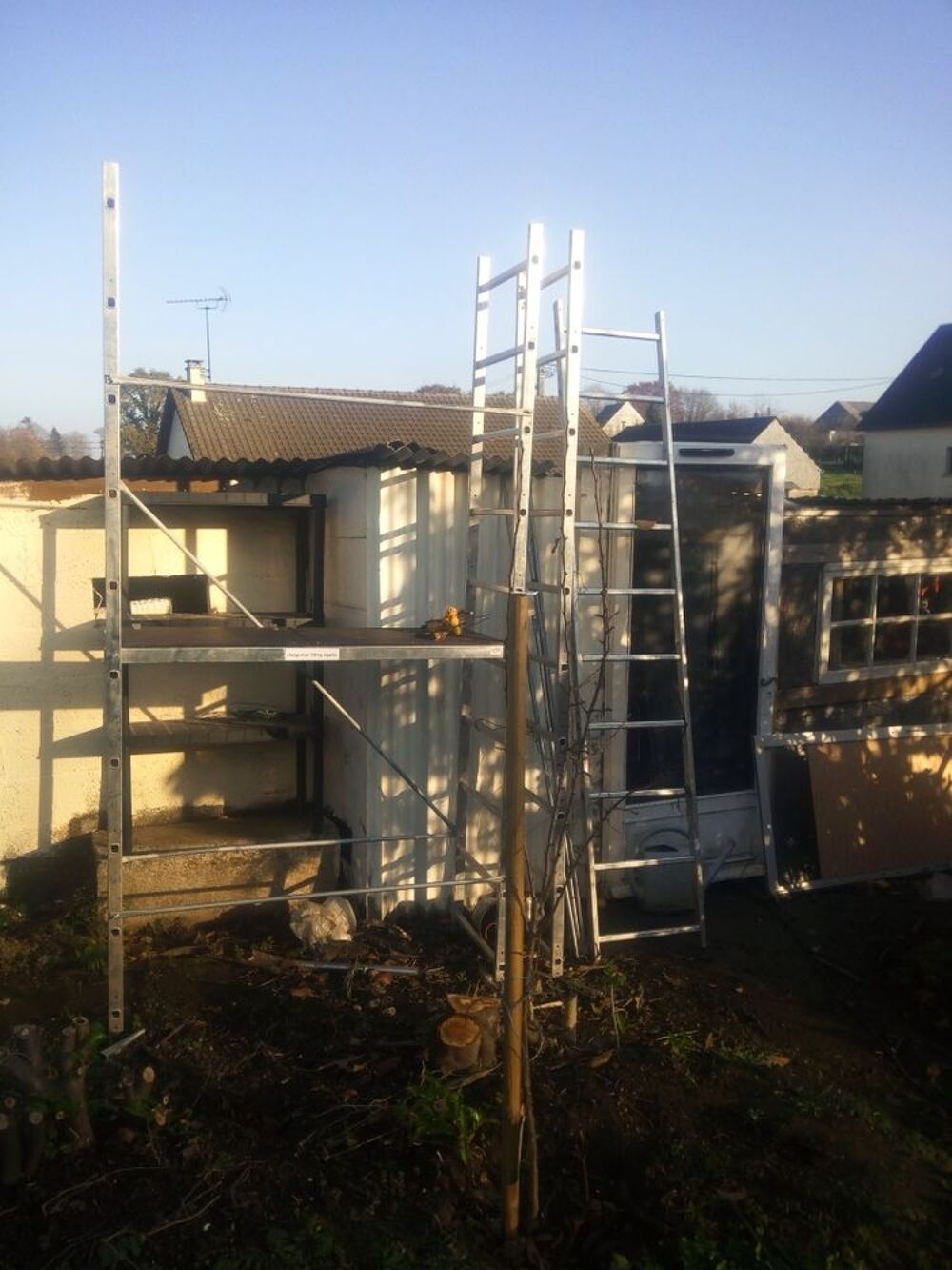 &eacute;chelle alu et echaff Bricolage