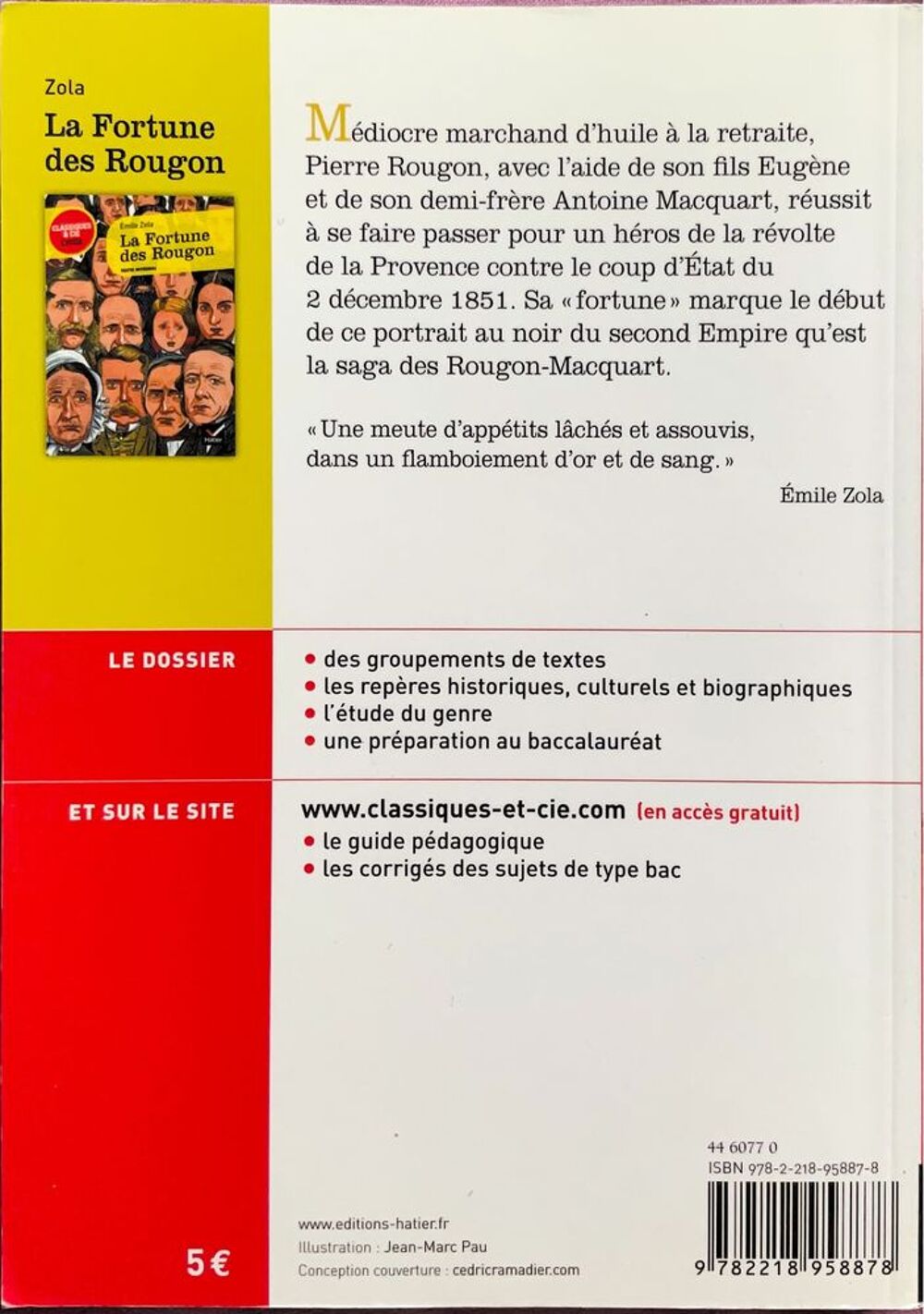  La Fortune des Rougon ? &Eacute;mile Zola Livres et BD