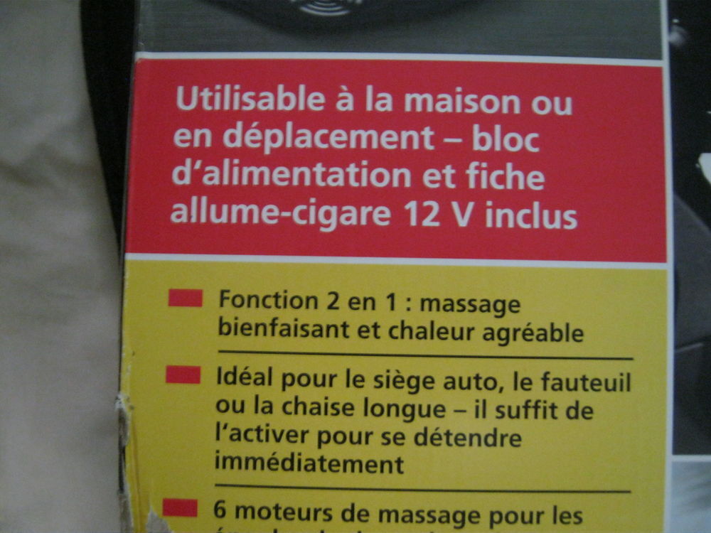 si&egrave;ge de massage Sports
