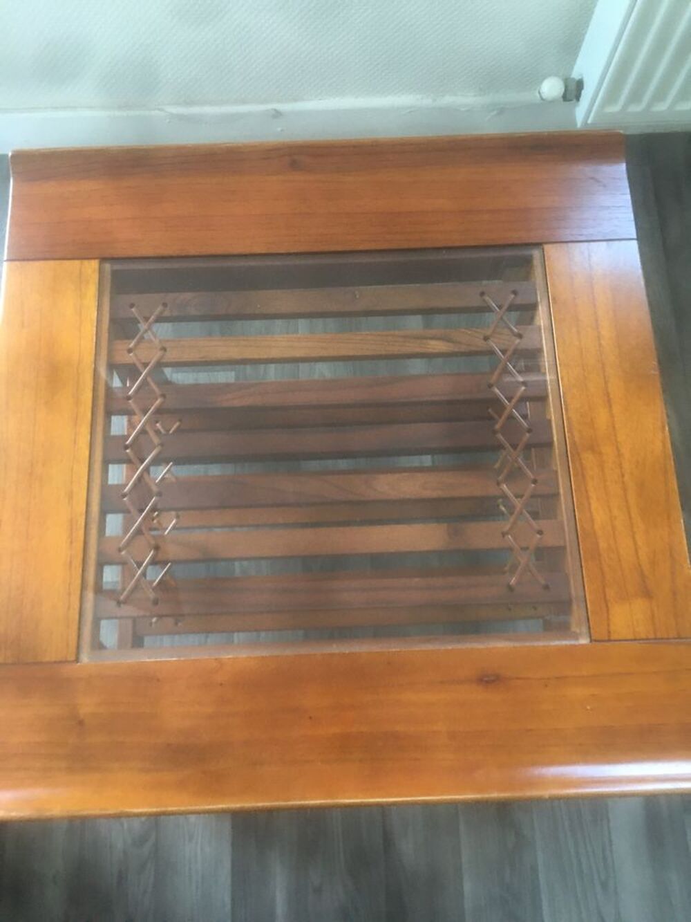Table basse carr&eacute; en bois Meubles