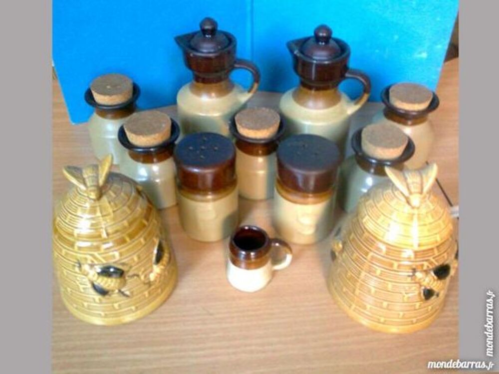 lot de paniers osier et lot de pots &agrave; &eacute;pices - zoe Dcoration