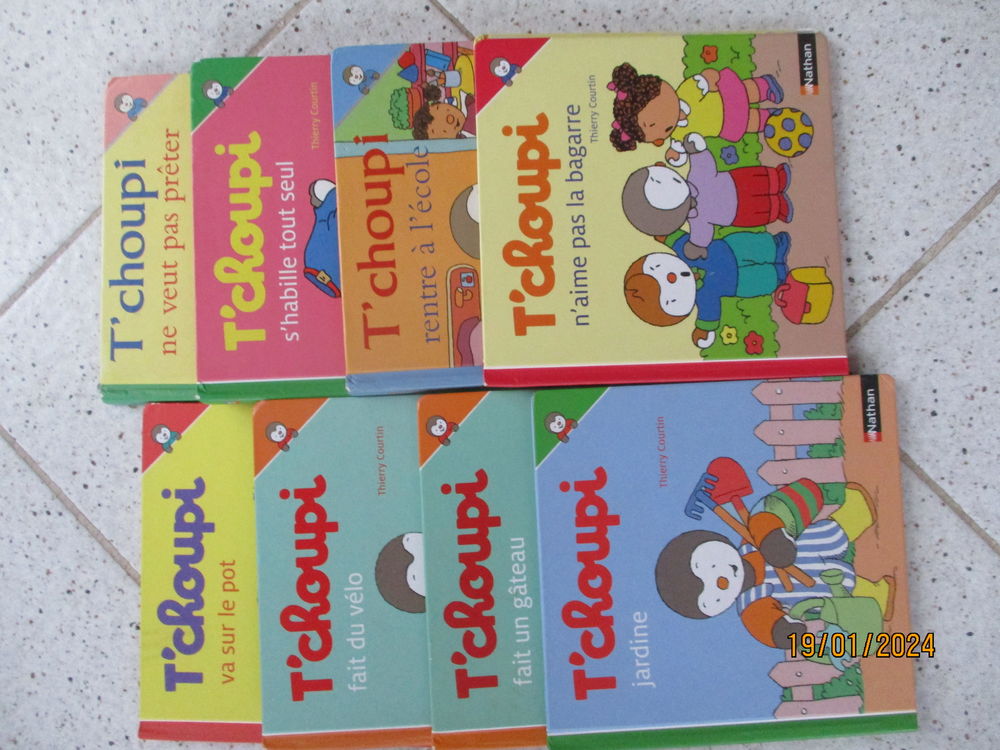 8 livres enfants T'chuopi Livres et BD