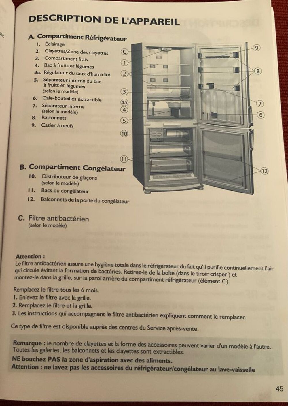 R&eacute;frig&eacute;rateur-cong&eacute;lateur Whirlpool Electroménager