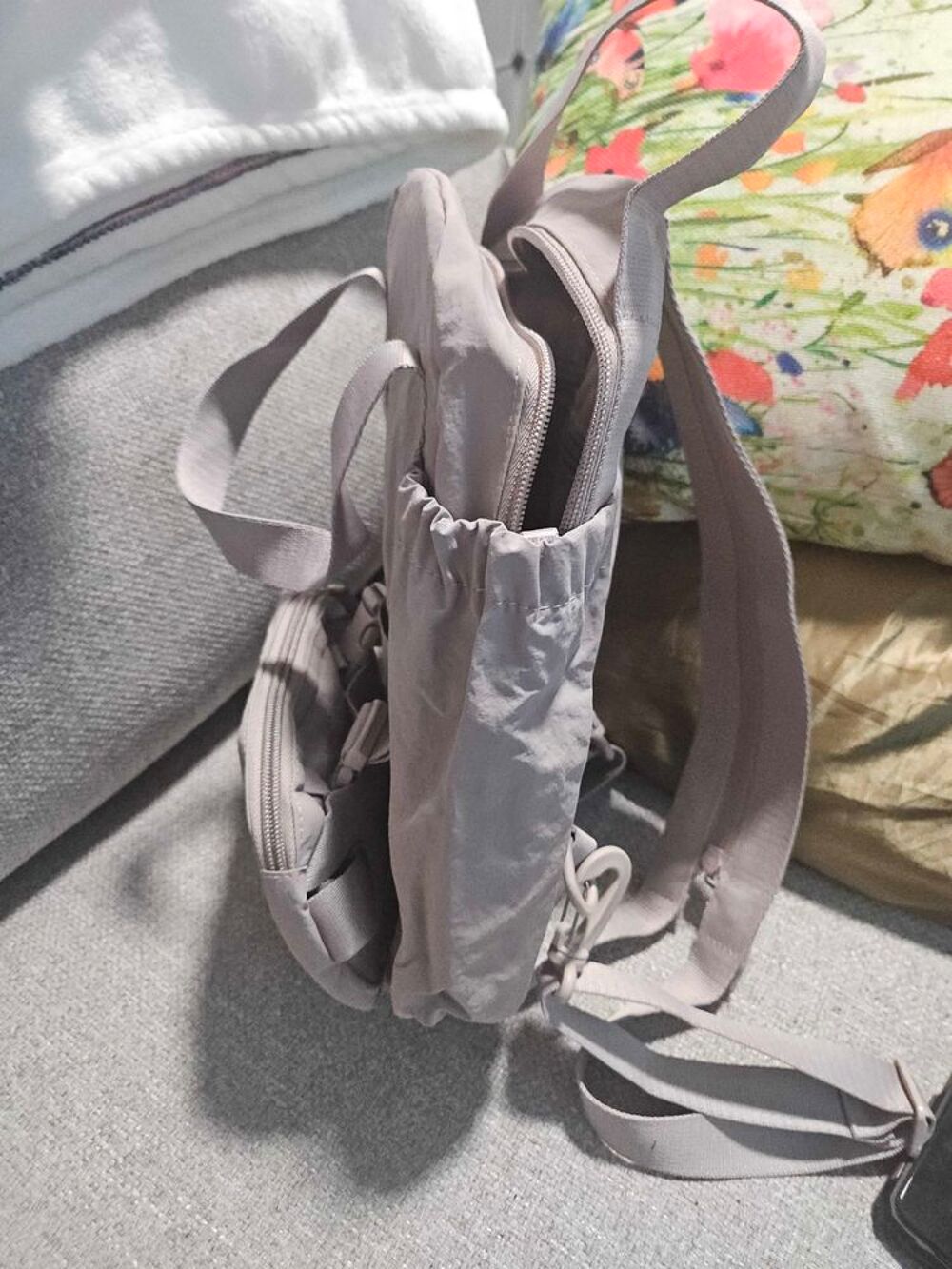 Sac de sport avec une poche avant amovible, mini sac de sport pour voyage, entra&icirc;nement, week-end, couleur Rose Sports