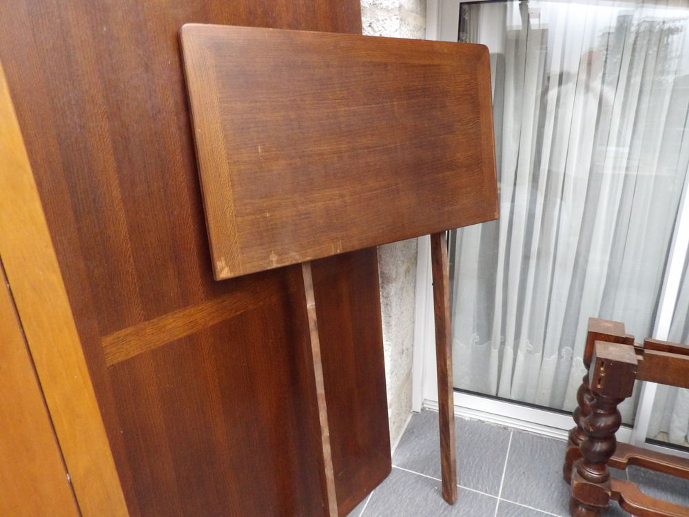 TABLE MONASTERE en CHENE MASSIF de 105 x 190 cm avec 2 rallo Meubles