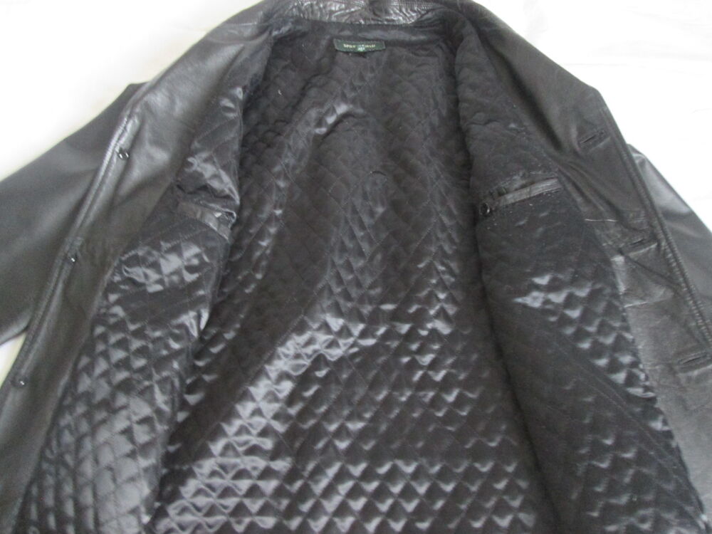 Veste en cuir homme springfield taille 3 M Vêtements
