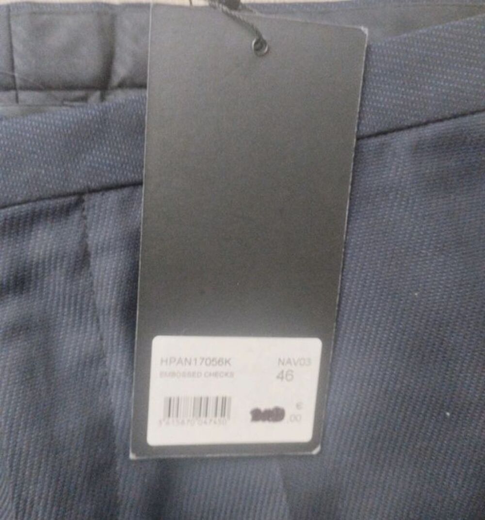 Pantalon costume the kooples marine laine neuf taille 46 IT Vêtements