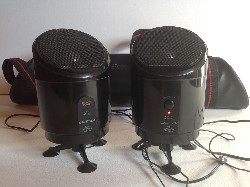 CYBEREX MODEL ST-5 BOOSTER SPEAKER + &Eacute;TUI DESIGN Envoi Possi Audio et hifi