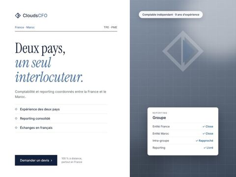 Accompagnement comptable entreprises franco-marocaines 0 75001 Paris
