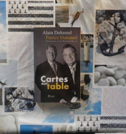 CARTES SUR TABLE Alain DUHAMEL et Patrice DUHAMEL 3 Bubry (56)