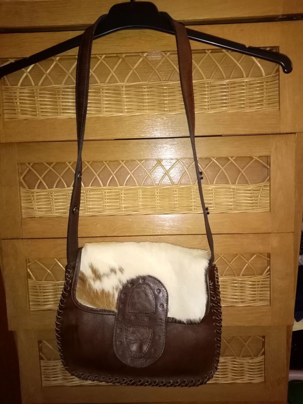 sac en bandouli&egrave;re en cuir Maroquinerie