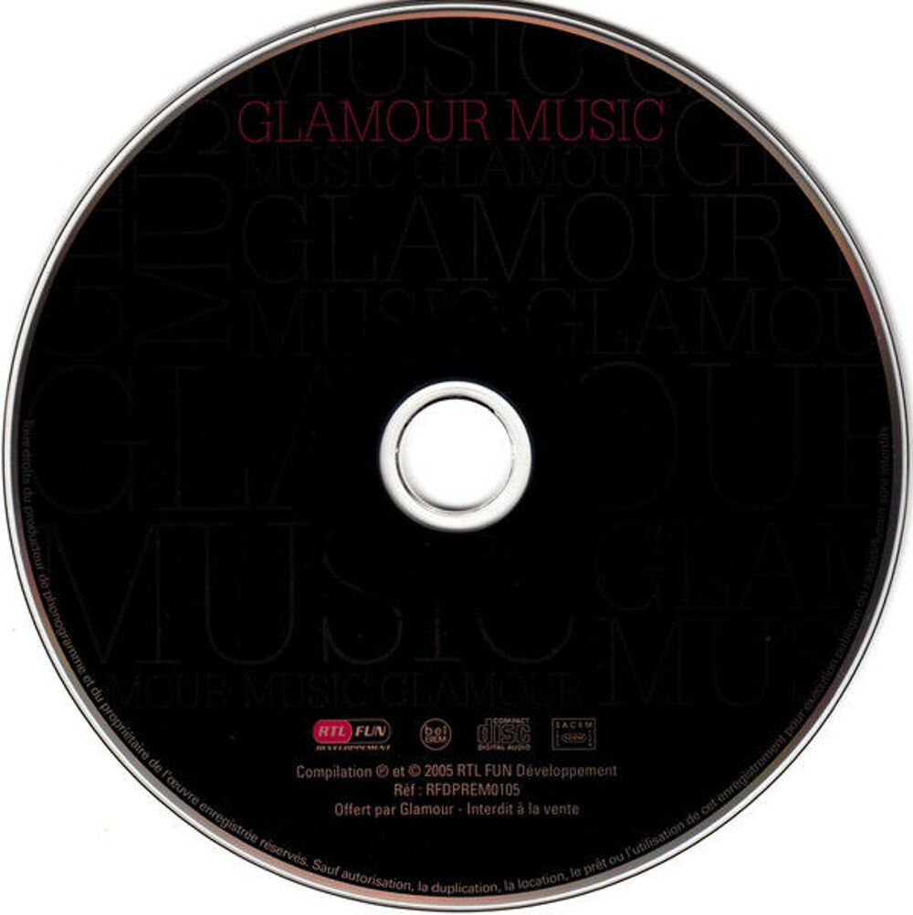 cd Glamour Music (etat neuf) CD et vinyles