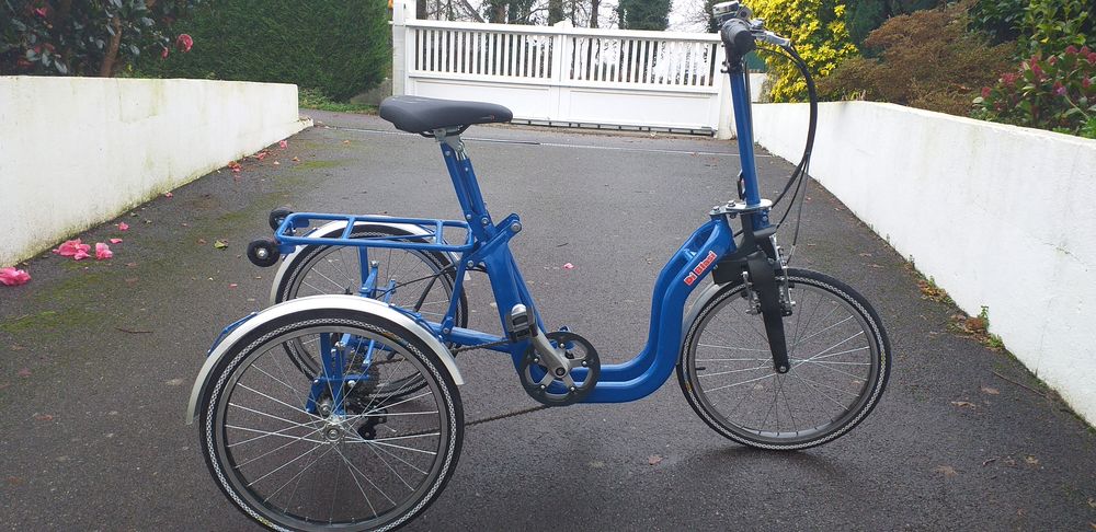 Tricycle adulte &eacute;lectrique pliant Sports