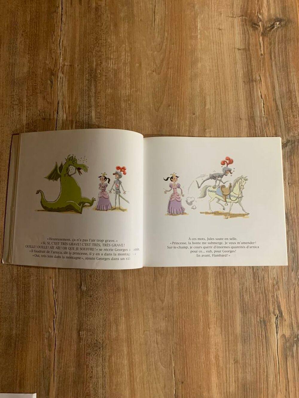 Livre enfant \'\' La princesse le dragon et le chevalier intr&eacute;pide \'\' Livres et BD