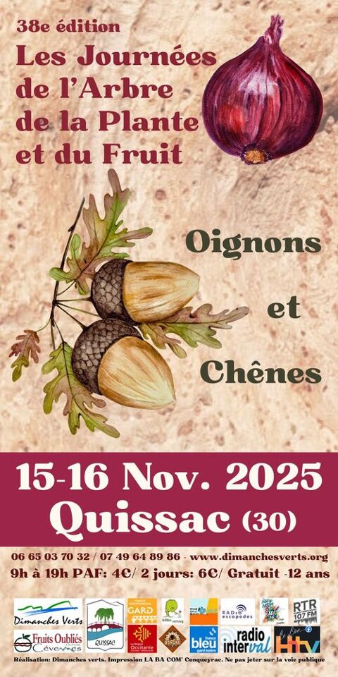 Journes de l'arbre de la plante et du fruit Quissac (30)