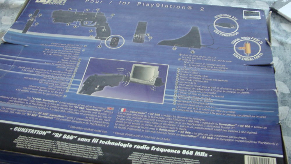 GUNSTATION tmRF868 SANS FIL RADIO FREQUENCE Consoles et jeux vidos