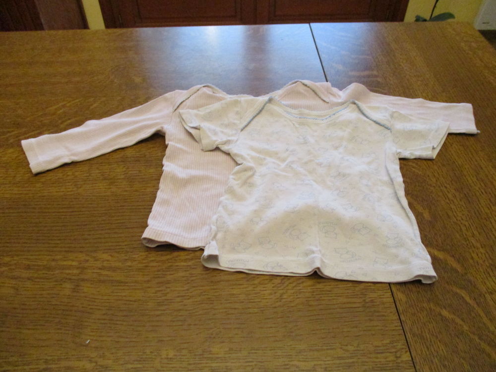 2 Chemises: manches courte et manches longues - 2 ans Vêtements enfants