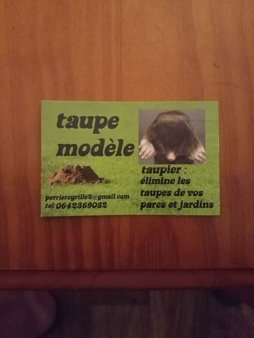   Taupe, taupier, 