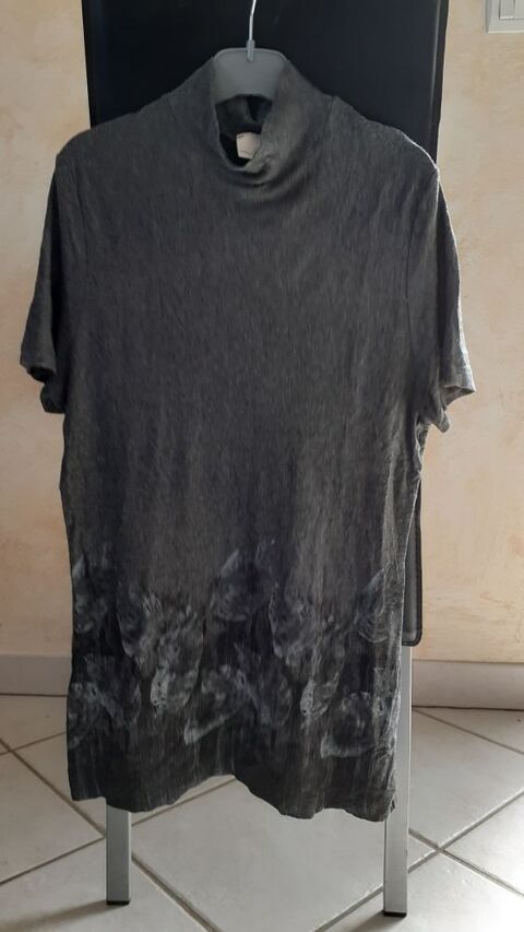 Tee-shirt gris Camaeu taille 4 2 Montcarra (38)