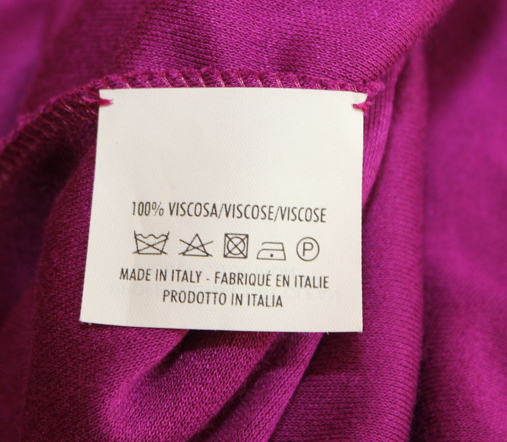 Robe drap&eacute;e violine YVES SAINT LAURENT T.38 Fr Vêtements