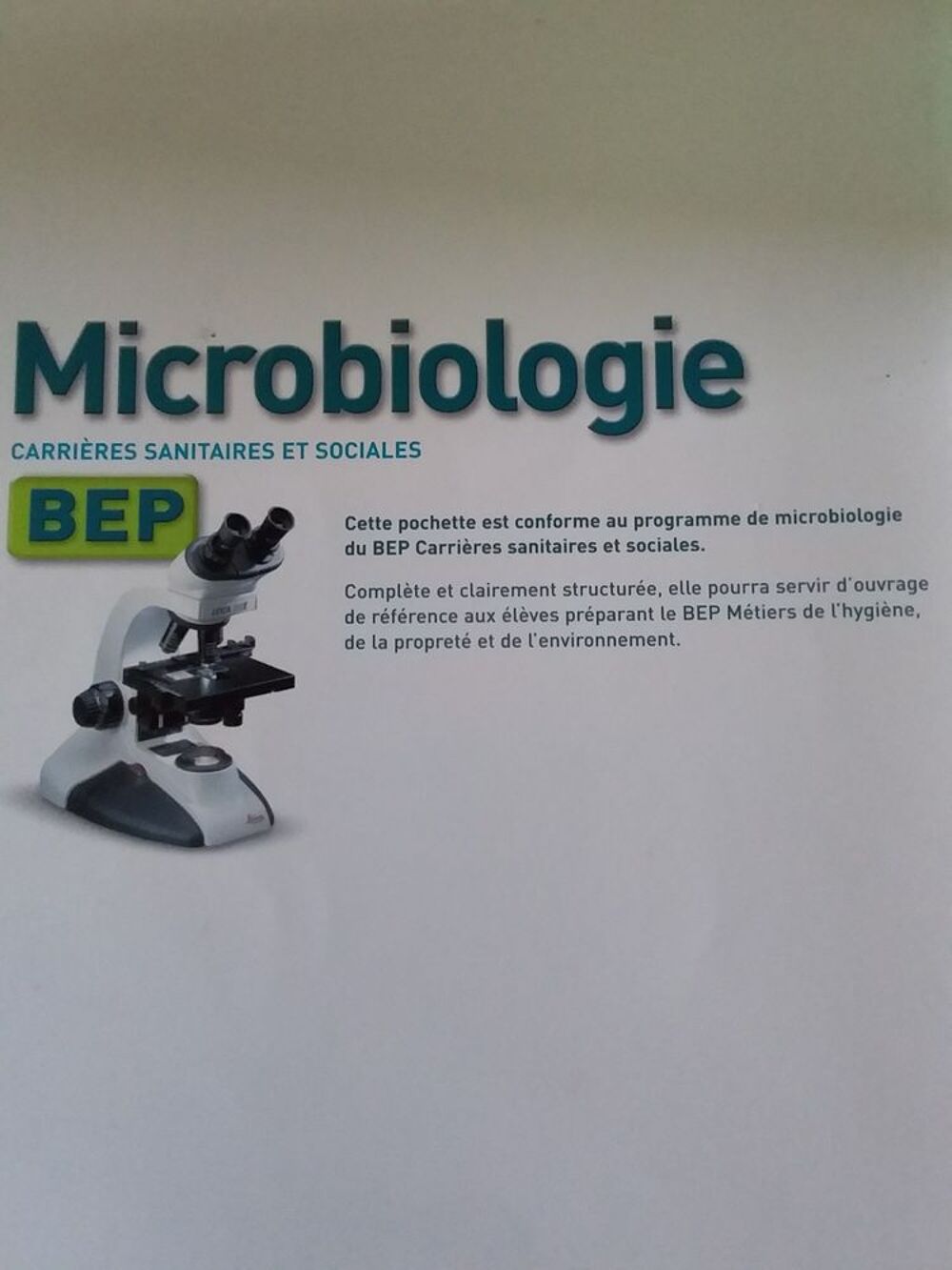 MICROBIOLOGIE Livres et BD