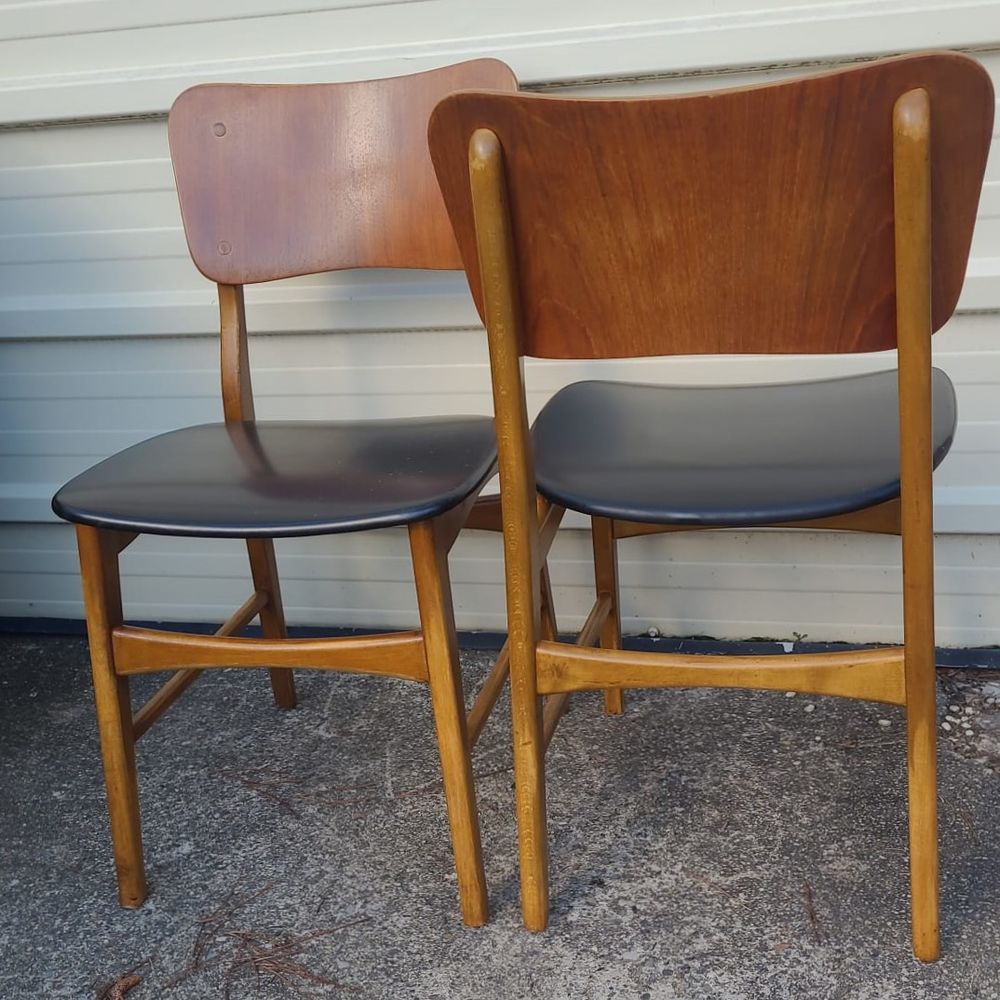 Chaise scandinave en teck par Kofod Larsen Meubles