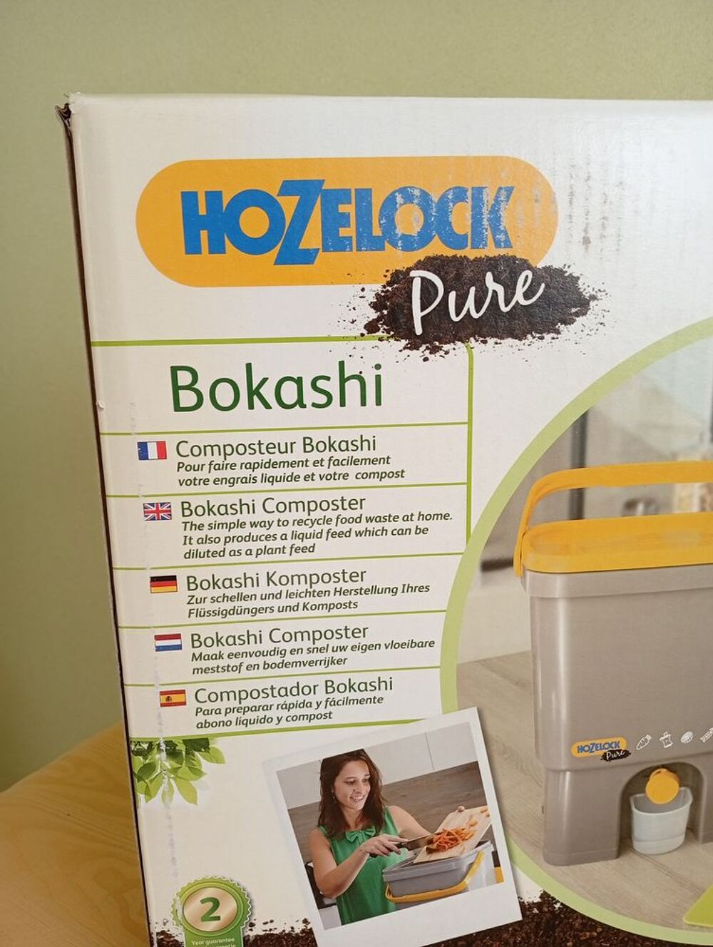 HOZELOCK composteur cuisine BOKASHI sans odeurs ni vers 16l Jardin