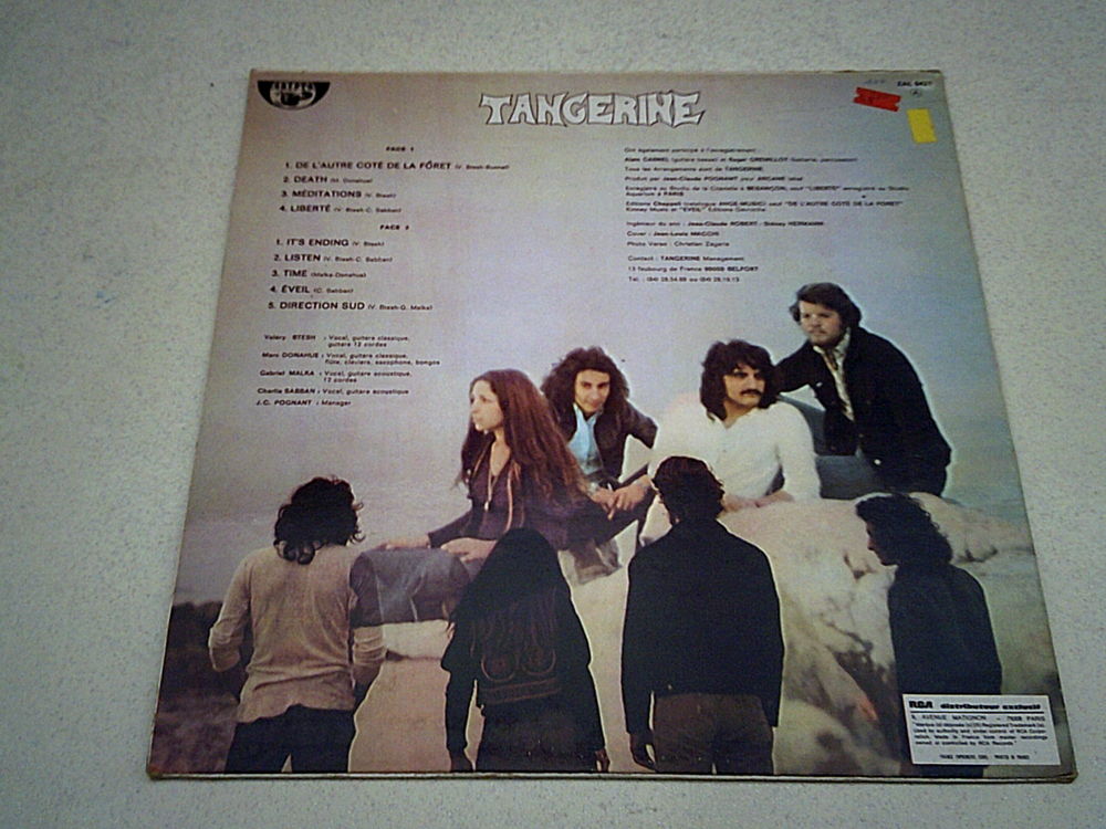 TANGERINE - Album Vinyle 33 T - Pressage Original de CD et vinyles