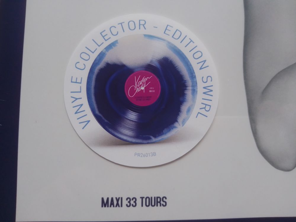 Karen Cheryl Tr&egrave;s Rare Maxi 33 Tours Vinyle Edition Splatter CD et vinyles