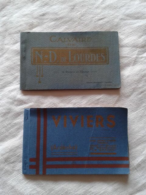 Carnets de cartes postales Notre Dame de Lourdes et Viviers 10 Dijon (21)