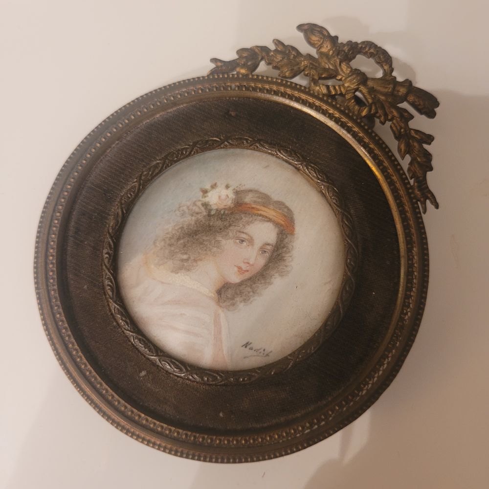 MINIATURES PORTRAITS PEINTURES 