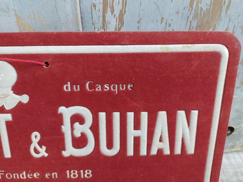 Ancien Carton Publicitaire Vins de Bordeaux Audinet et Buhan 