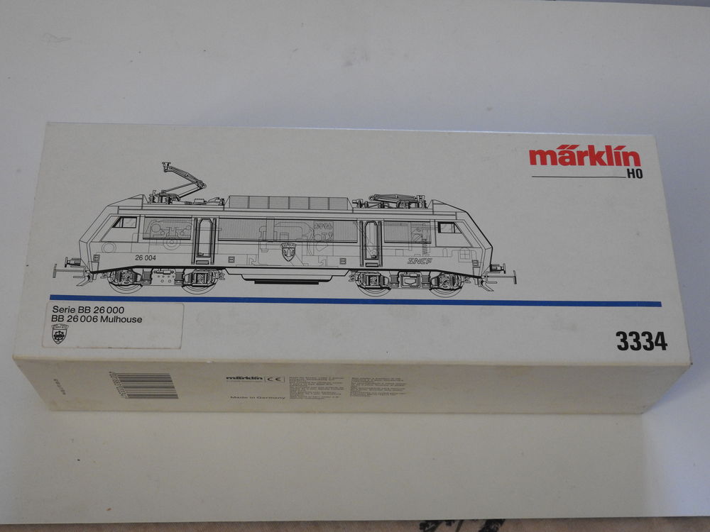 Echelle HO - M&auml;rklin Loco BB 26006 Sybic Mulhouse ref 3334 