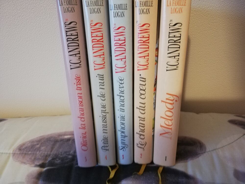 Virginia C.Andrews 5 Tomes ''La famille Logan'' Livres et BD