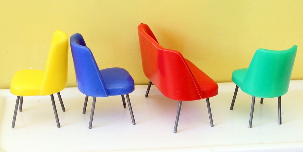 Chaises de poup&eacute;e vintage 50 Jeux / jouets
