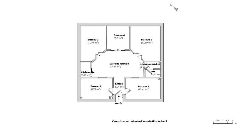 Location Appartement Bureaux de standing ? Rue Mably, Bordeaux Centre Bordeaux
