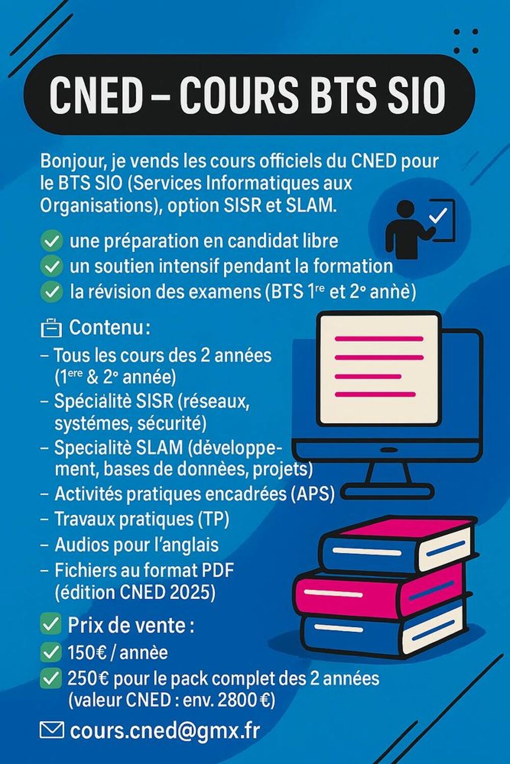   Cours BTS SIO du CNED SISR ET SLAM 