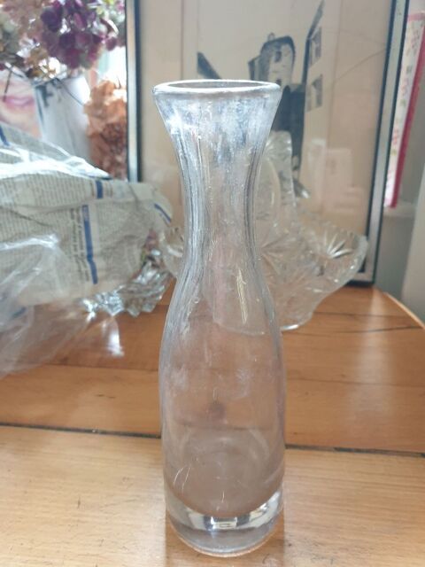 Belle carafe de cafetier en gros verre transparent, vintage 15 Mouxy (73)