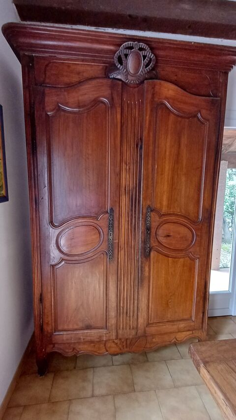 Armoire  noyer massif 80 Congnies (30)