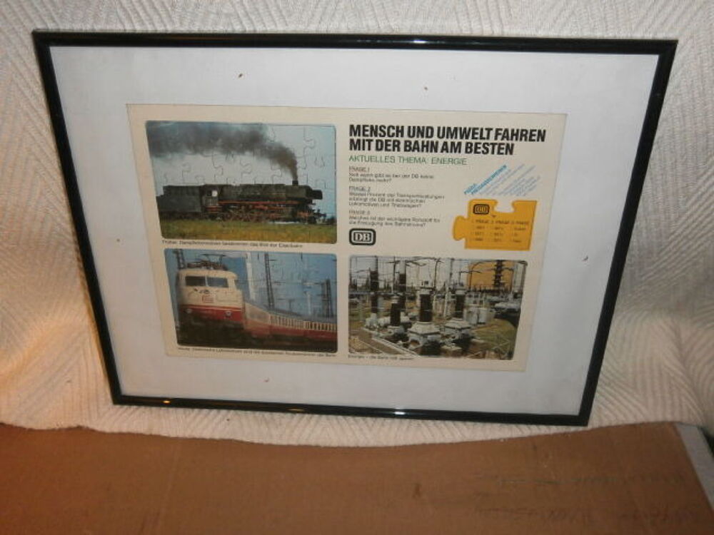 Puzzle publicitaire " Ravensburger 91478 deutsche bahn " 