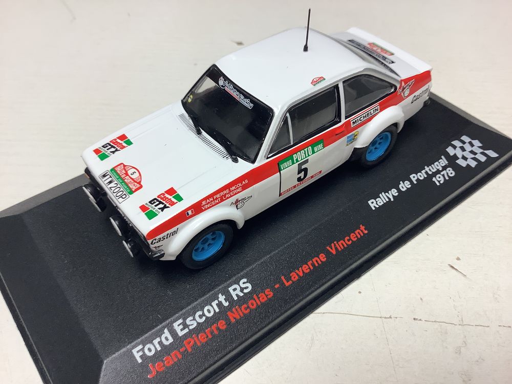 FORD ESCORT RS PORTUGAL 1978. 1/43 voiture miniature 