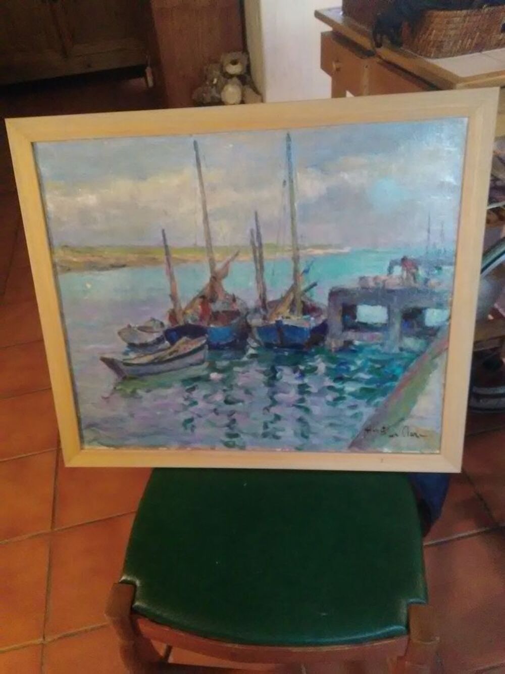 tableau huile Décoration