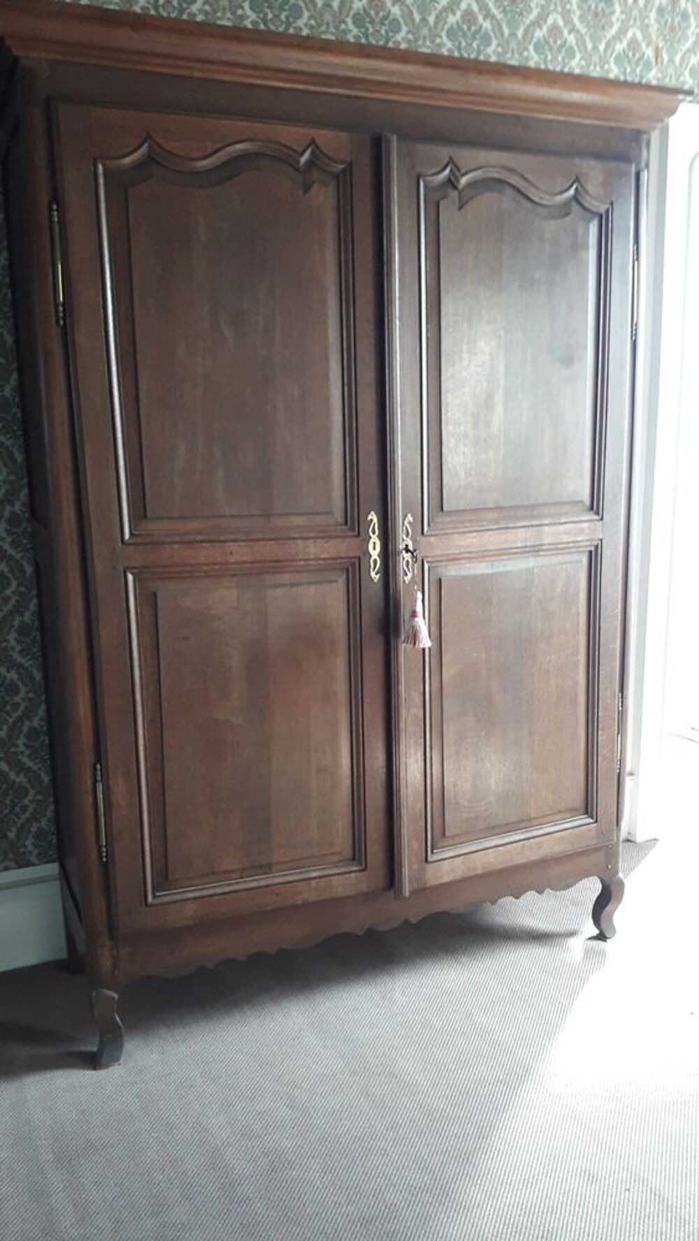 SUPERBE ARMOIRE ANCIENNE BOIS MASSIF Meubles