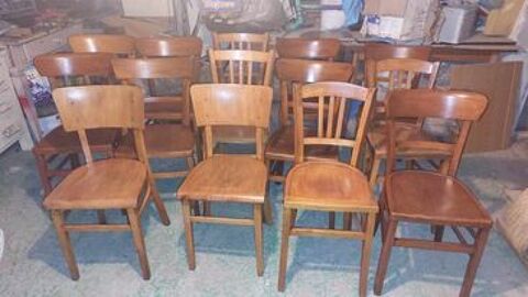45 chaises de bistrot anciennes 50 Lingolsheim (67)