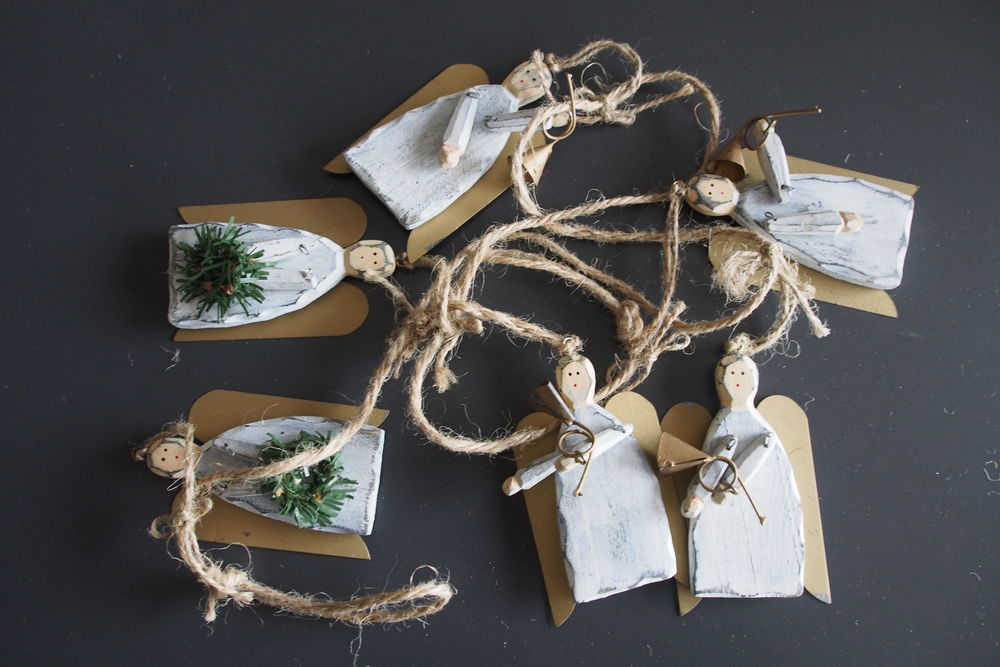 Guirlande en bois Décoration